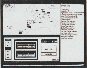 SISCOG | Screenshot of the TAP prototype.