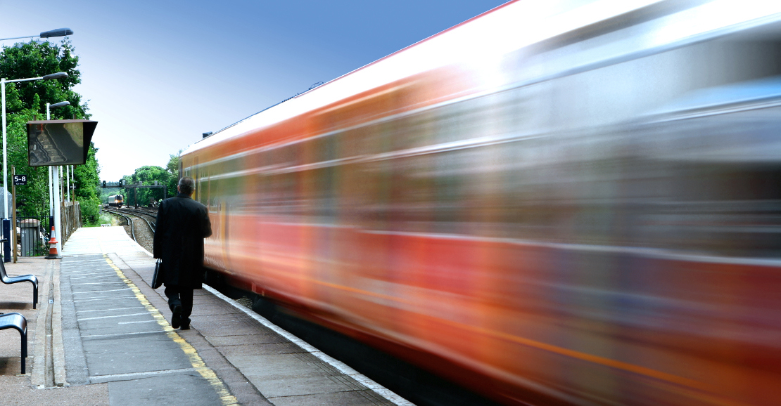 The challenge of scheduling a safe arrival of trains